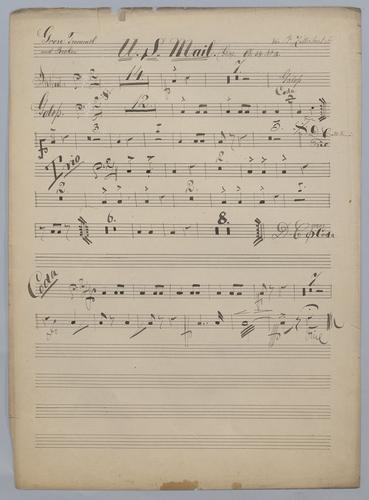 U.S. Mail : Galop - Parts: Bass Drum and Cymbals