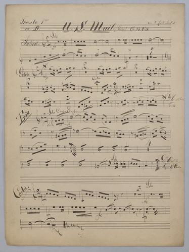 U.S. Mail : Galop - Parts: Trumpet 1 in B