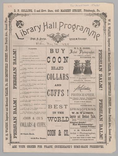 Opera program - The Boston Ideal Opera Company in The Musketeers