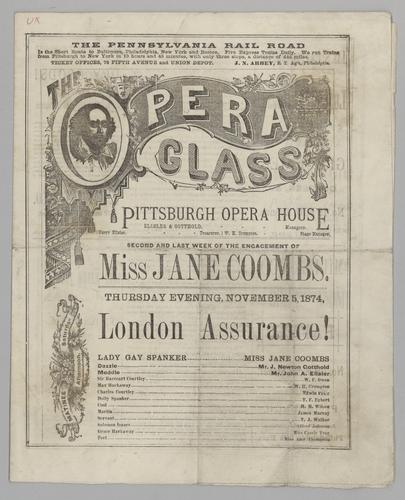 Theatre program - London Assurance! with Jane Coombs