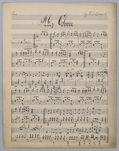 My Choice - Parts: Piano