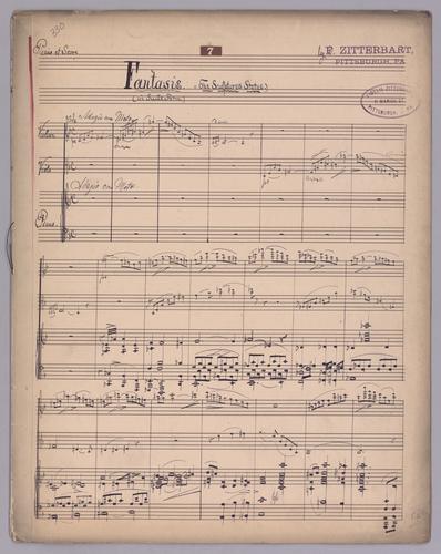 Fantasie : [no.] 7 - Score