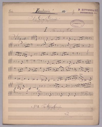 Fantasie : [no.] 10 - Parts: Viola