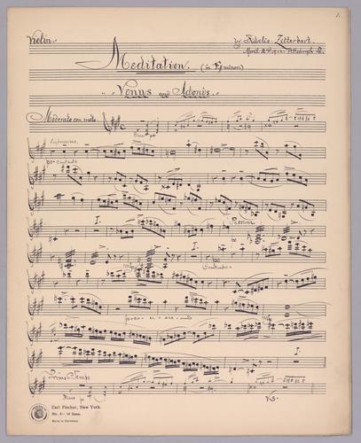 Meditation - Parts: Violin