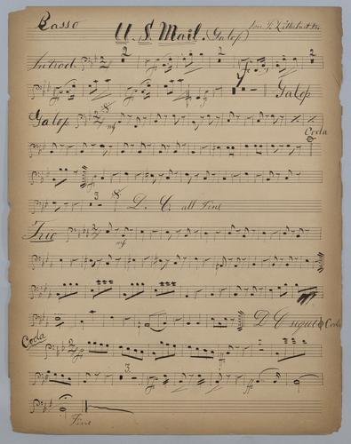 U.S. Mail : Galop - Parts: Bass