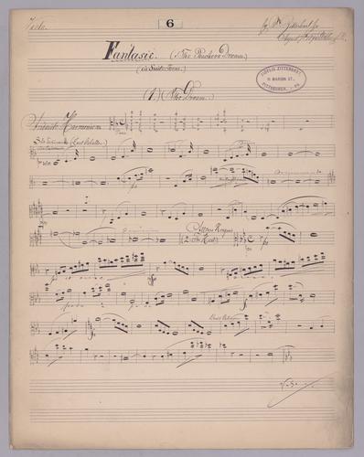 Fantasie : [no.] 6 - Parts: Viola