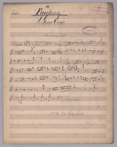 Fantasie : [no.] 10 - Parts: Violin