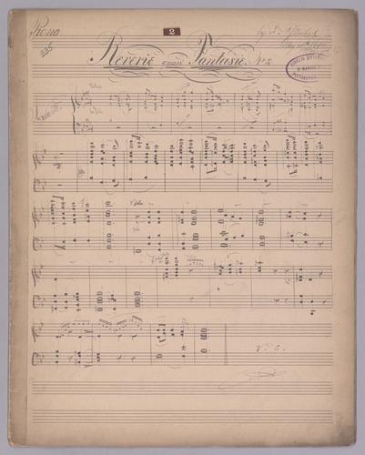 Reverie quasi Fantasie : No. 2 - Parts: Piano