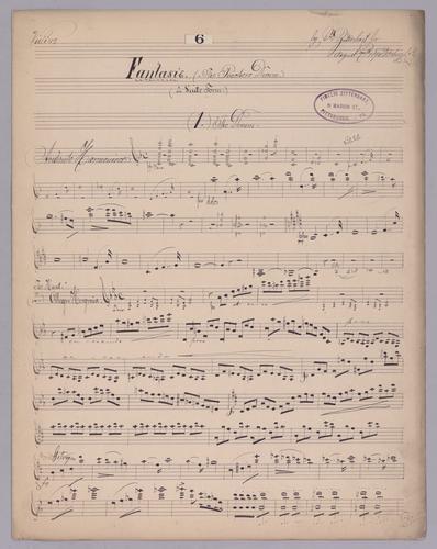 Fantasie : [no.] 6 - Parts: Violin