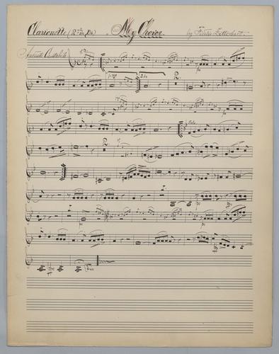My Choice - Parts: Clarinet 2