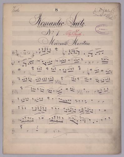 Romantic Suite : [no.] 8 - Parts: Viola