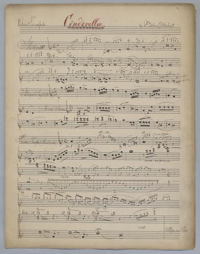 Cinderella : Ouverture - Parts: Violin 1