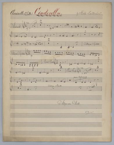 Cinderella : Ouverture - Parts: Clarinet 2