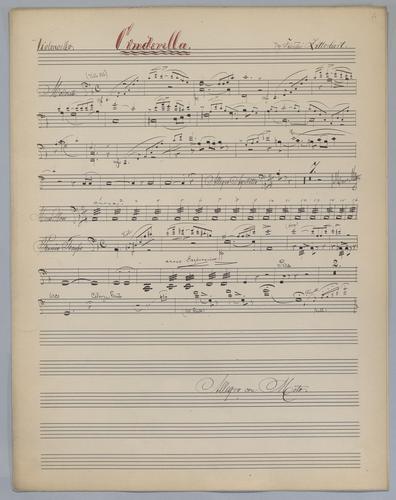 Cinderella : Ouverture - Parts: Violoncello