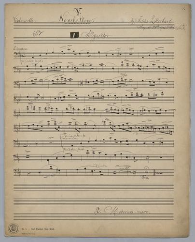 5 Noveletten - Parts: Violoncello