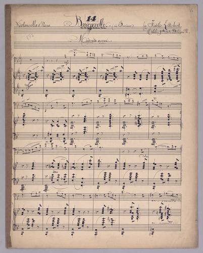 Barcarolle - Score