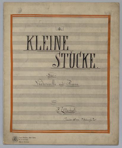 4 Kleine Stücke - Score