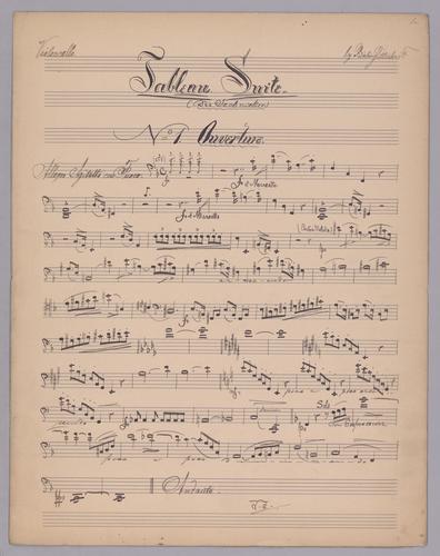 Tableux Suite - Parts: Violoncello