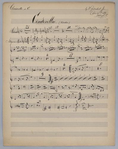 Cinderella : Ouverture - Parts: Clarinet in C