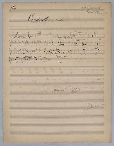 Cinderella : Ouverture - Parts: Oboe