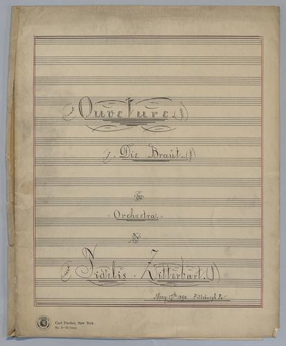 Ouverture : Die Braüt - Score