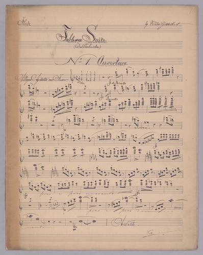 Tableux Suite - Parts: Flute