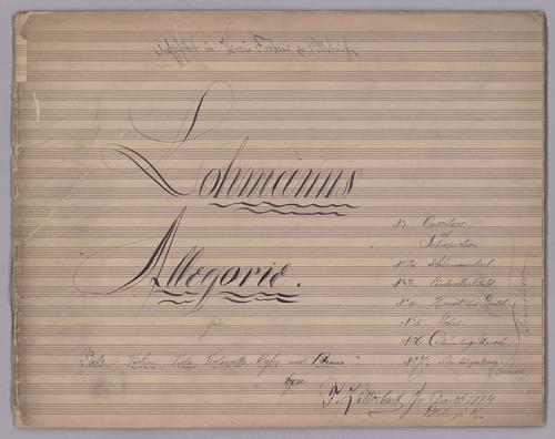 Lohmanns Allegorie - Score