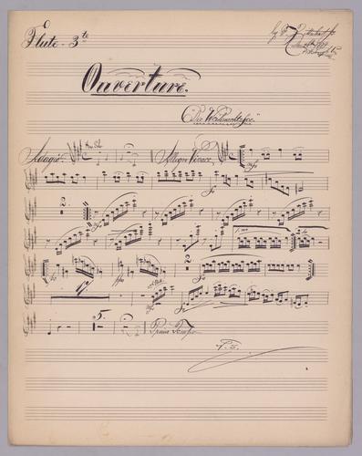 Ouverture : Die Weihnachtsfee - Parts: Flute 3