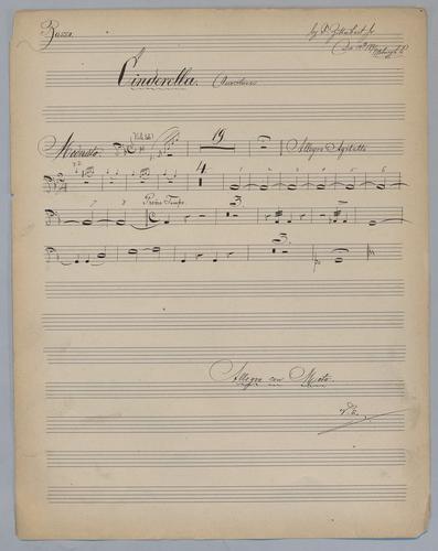 Cinderella : Ouverture - Parts: Bass