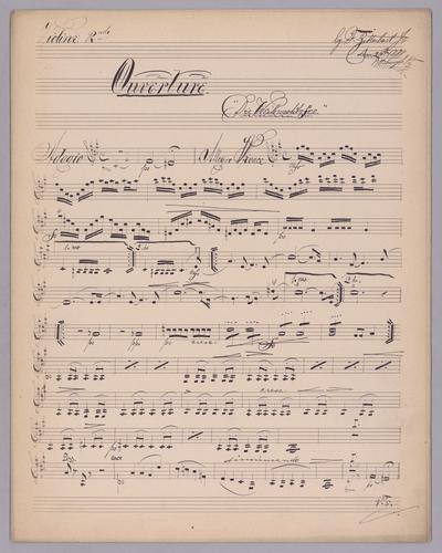 Ouverture : Die Weihnachtsfee - Parts: Violin 2