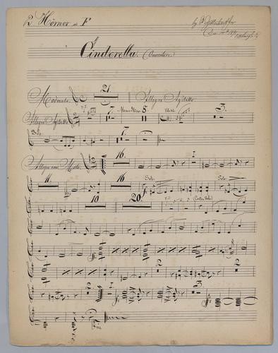 Cinderella : Ouverture - Parts: Horn 1 and 2