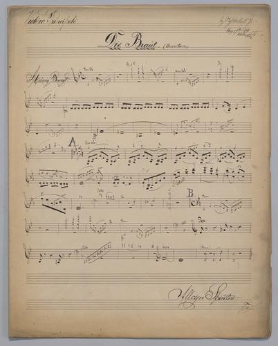 Ouverture : Die Braüt - Parts: Violin 1