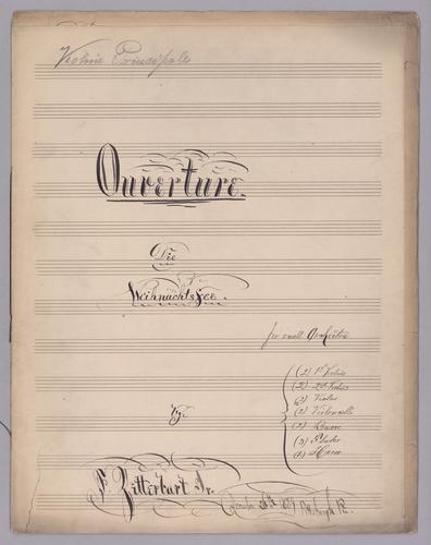 Ouverture : Die Weihnachtsfee - Parts: Violin 1