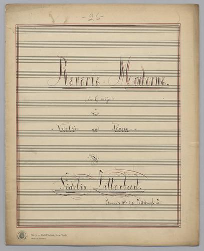 Reverie Moderne - Score