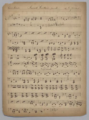 Andante Cantabile - Parts: Violin 2