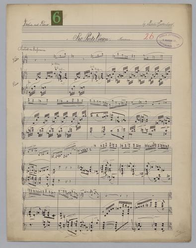 The Poets Vision - Score