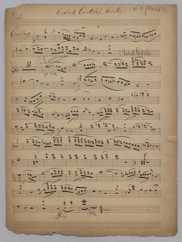 Andante Cantabile - Parts: Flute