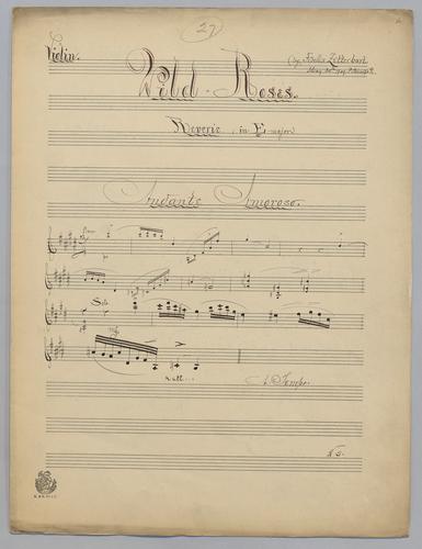 Wild Roses - Parts: Violin