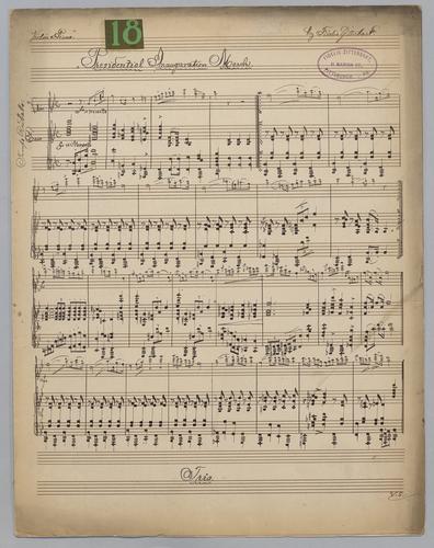 Presidential Inauguration March - Score