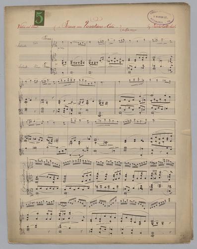 Tema con Variatione et Coda - Score