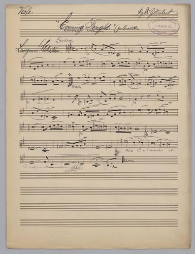 Evening Thought - Parts: Viola