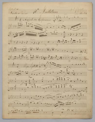 10 Meditations : Heft III - Parts: Violin 1