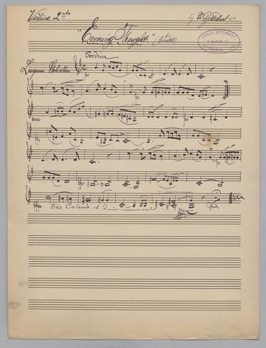 Evening Thought - Parts: Violin 2
