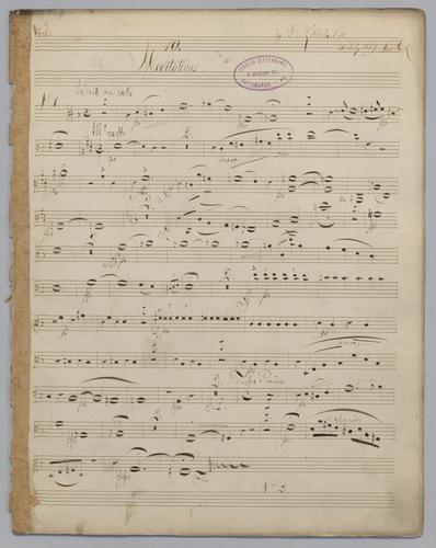 10 Meditations : [Heft] I - Parts: Viola