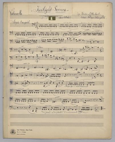 Twilight Scenes - Parts: Violoncello