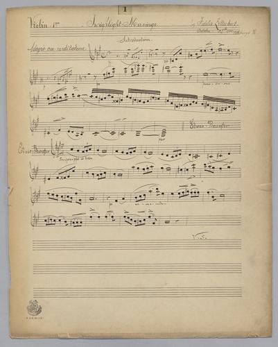 Twilight Musings : [no.] 1 - Parts: Violin 1