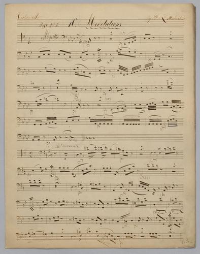 10 Meditations : Heft II - Parts: Violoncello