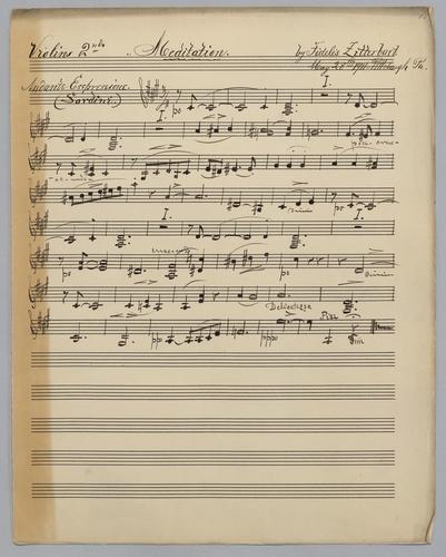 Meditation - Parts: Violin 2