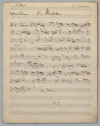 10 Meditations : Heft IV - Parts: Violin 1