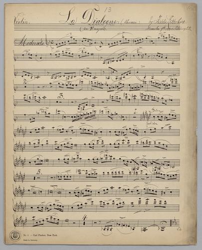 La Dialogue - Parts: Violin